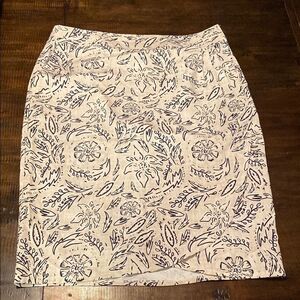 Hawaiian Floral Print Rip Skirt Hawaii Ladies Large